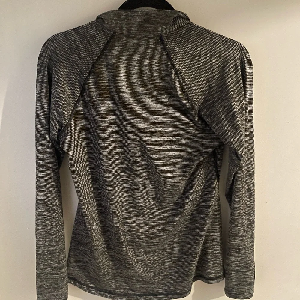 Old Navy Active Go-Dry Heathered Grey Quarter Zip Pullover Women’s S